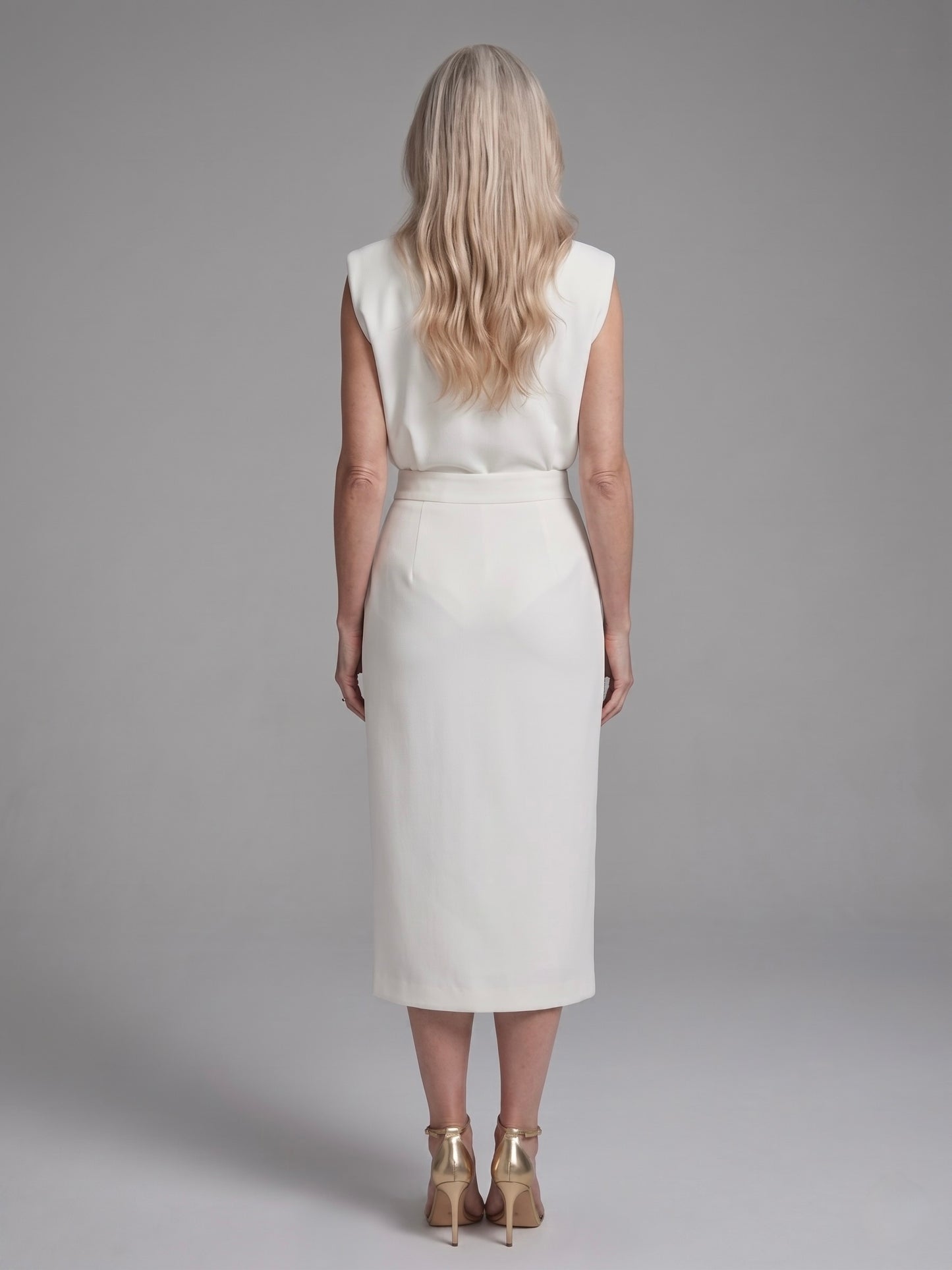 Julia | Vestido midi de manga corta