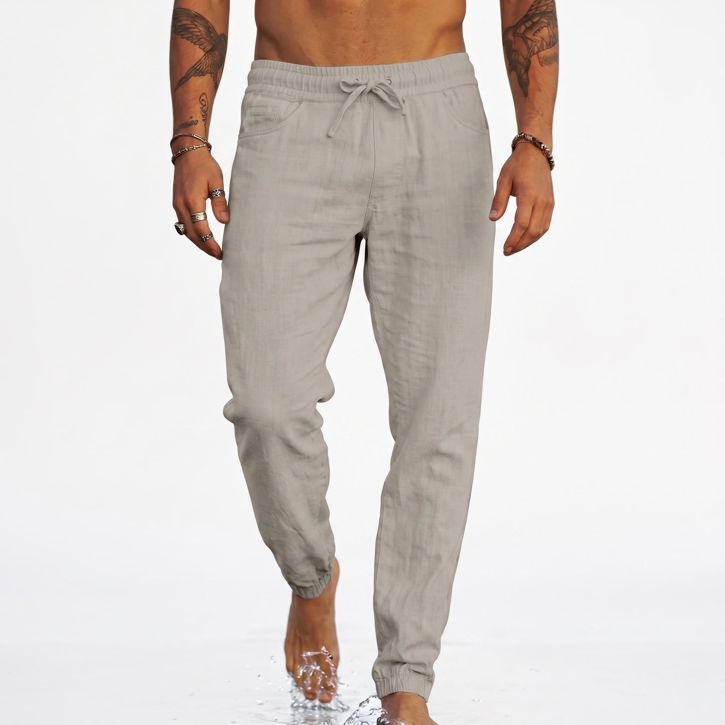 Mateo | Pantalones de playa de lino
