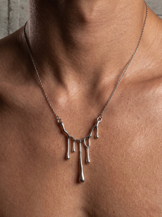 Collar "Liquid Metal"