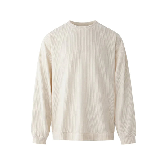Jersey Oversize Acanalado - Blanco