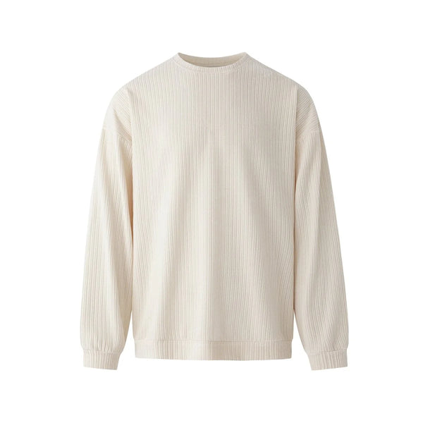 Jersey Oversize Acanalado - Blanco