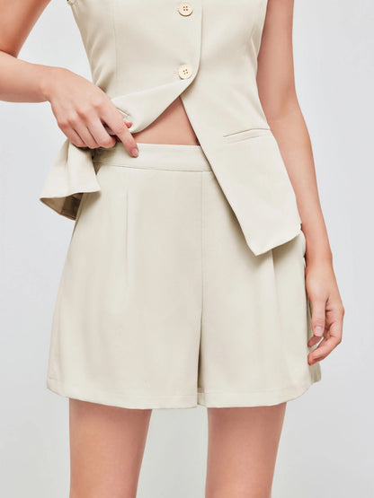 Pantalones cortos de talla alta