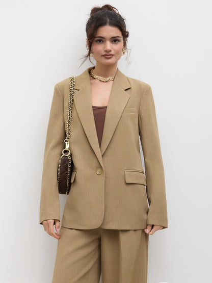 Claudia | Americana Oversize con Cuello en V