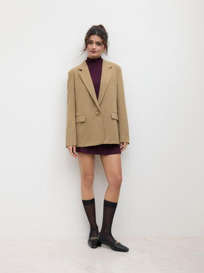 Claudia | Americana Oversize con Cuello en V