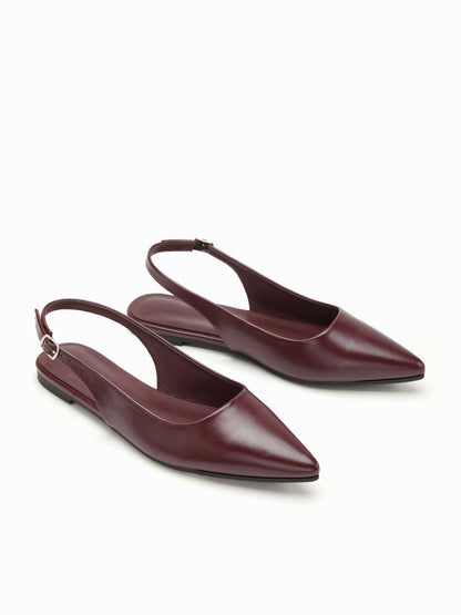 María | Tacones de puntera con tira al talón