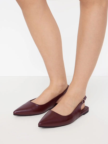 María | Tacones de puntera con tira al talón