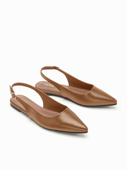 María | Tacones de puntera con tira al talón