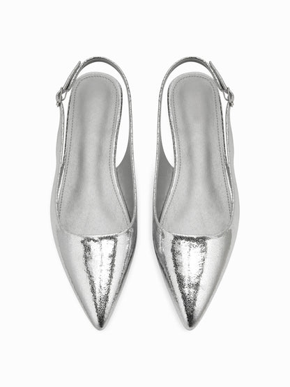 María | Tacones de puntera con tira al talón