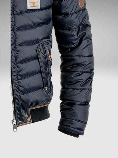 Elegant urban vadderad jacka