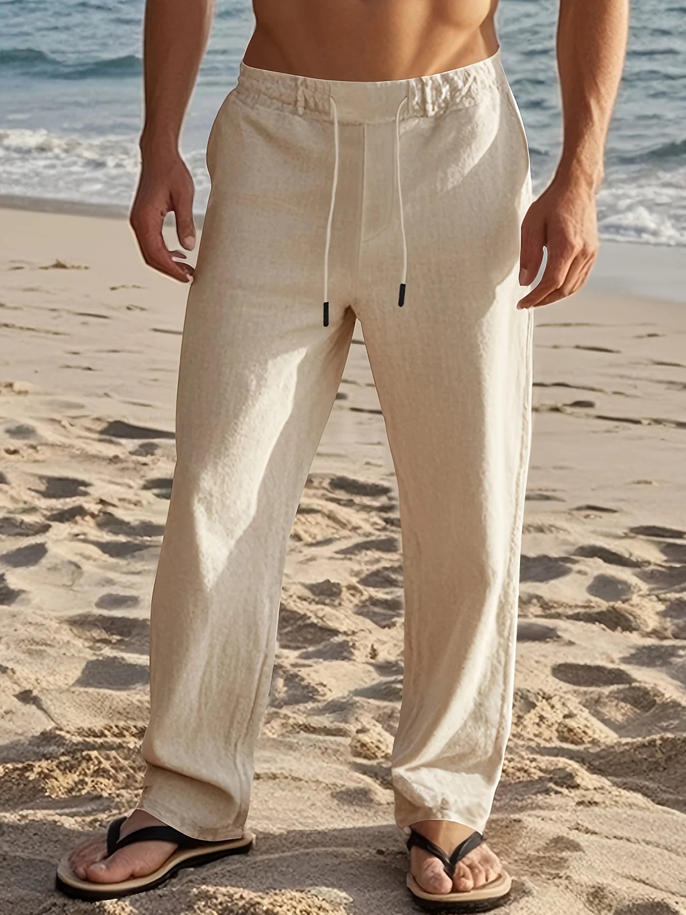 STEN | PANTALONES DE LINO PARA HOMBRE