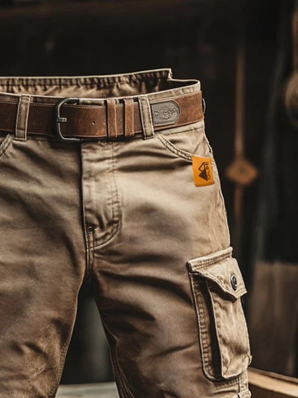 Leo | Retro-shorts i cargostil med flera fickor