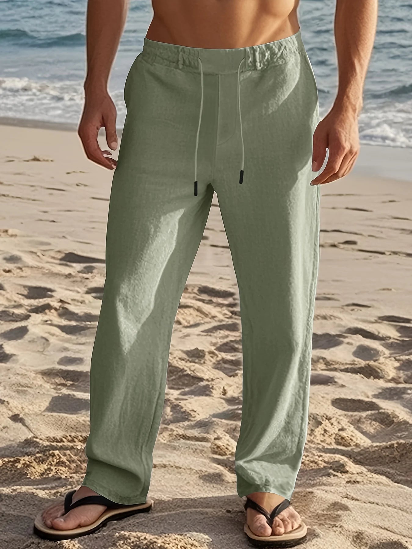 STEN | PANTALONES DE LINO PARA HOMBRE
