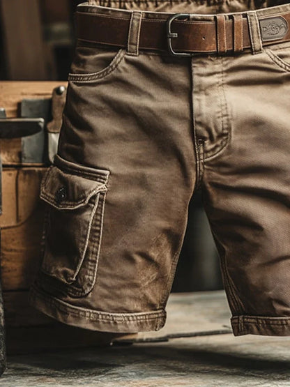 Leo | Retro-shorts i cargostil med flera fickor
