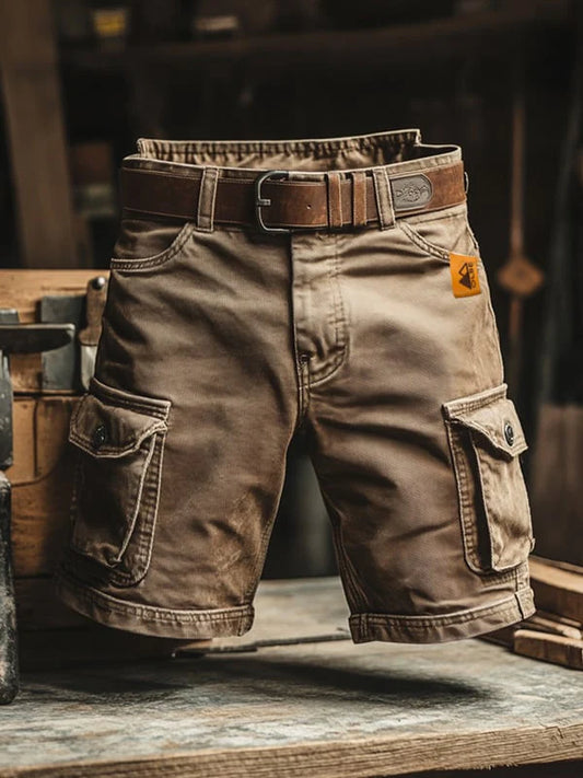 Leo | Retro-shorts i cargostil med flera fickor