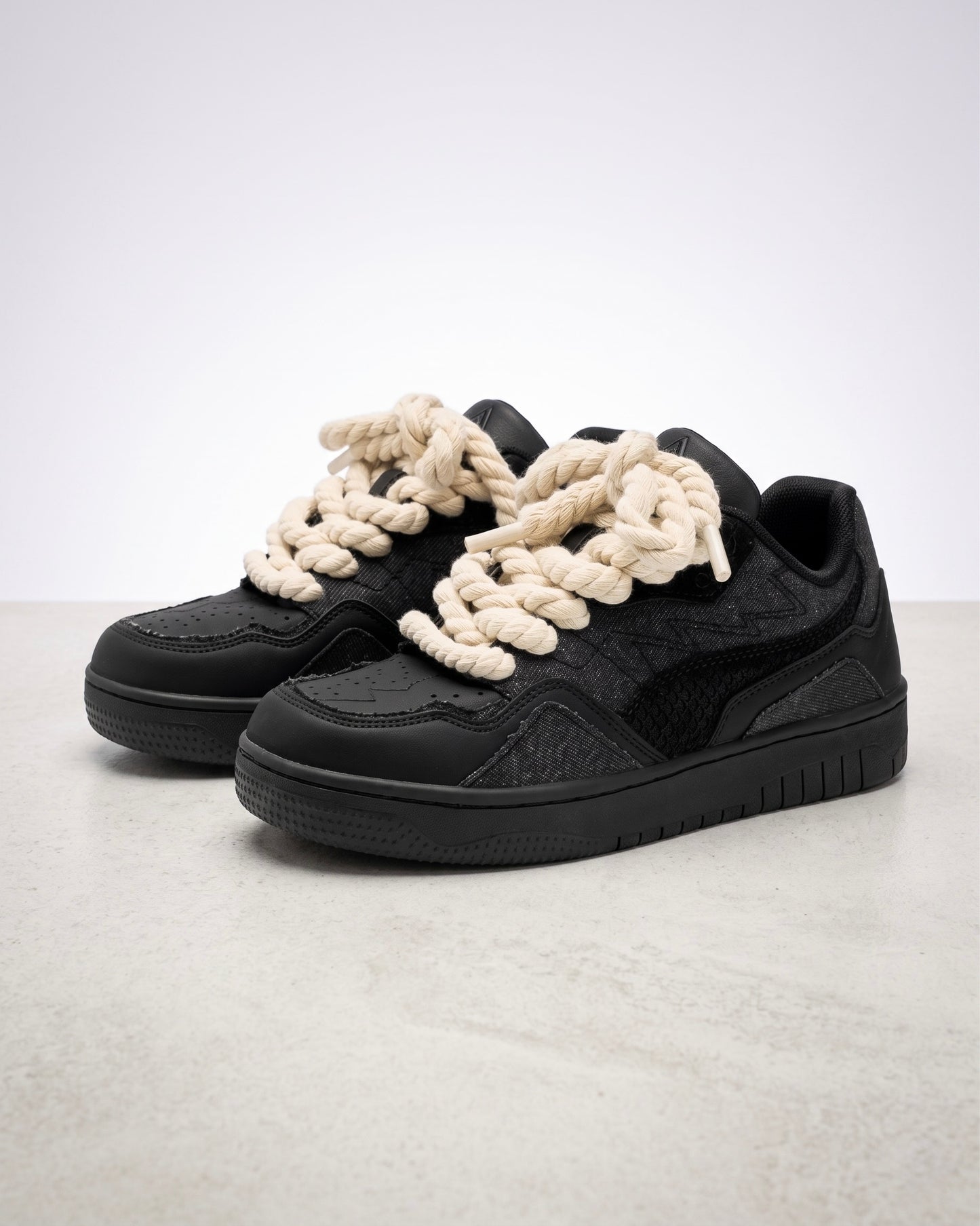 Zapatillas con textura Marcos - Negros