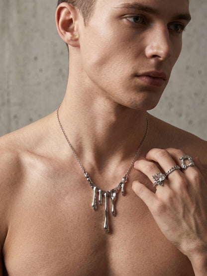 Collar "Liquid Metal"