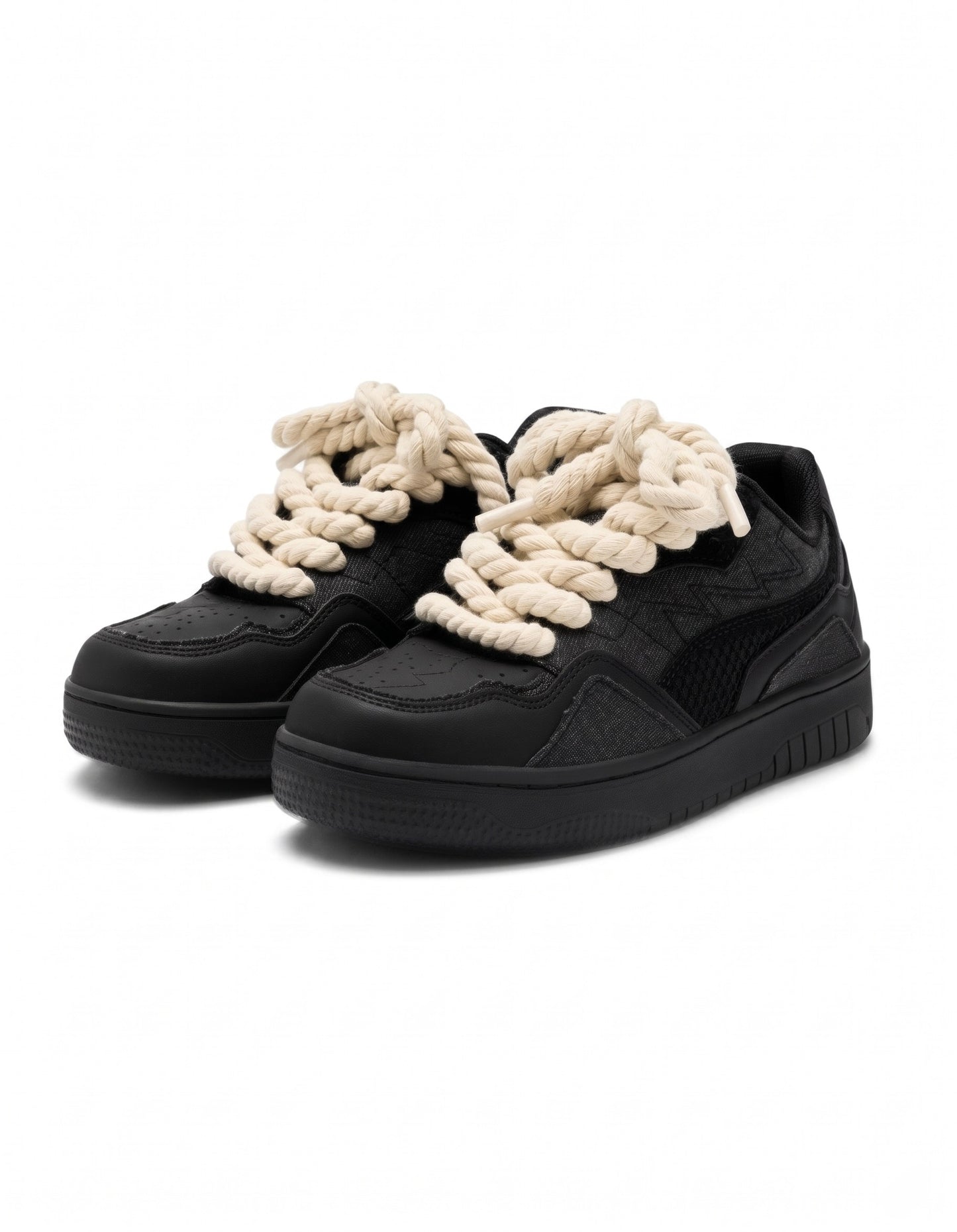 Zapatillas con textura Marcos - Negros
