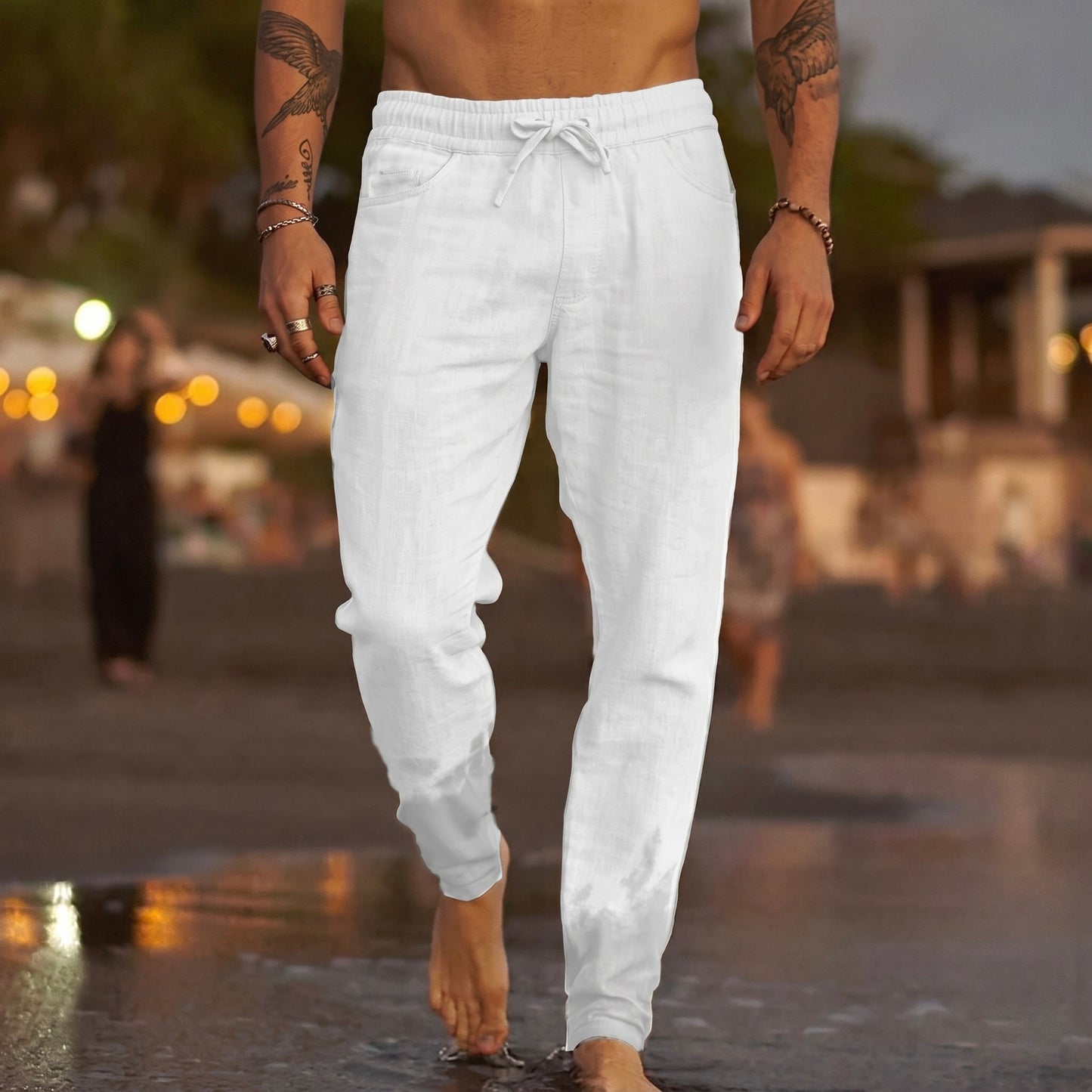 Mateo | Pantalones de playa de lino