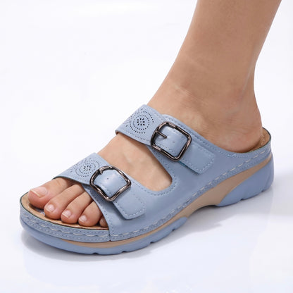 Sandalias ortopédicas Lucía para espolones calcáneos, pies anchos y artrosis