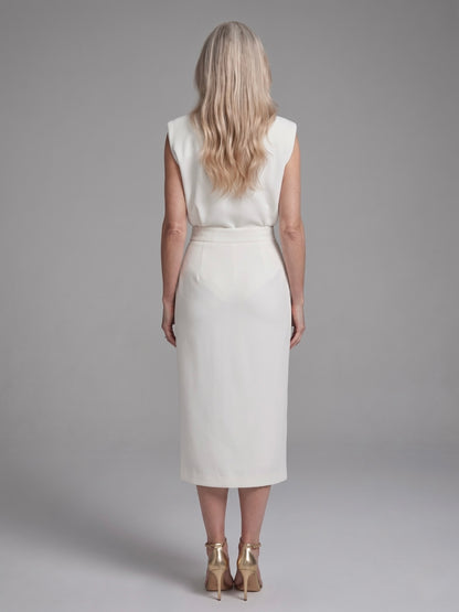 Julia | Vestido midi de manga corta