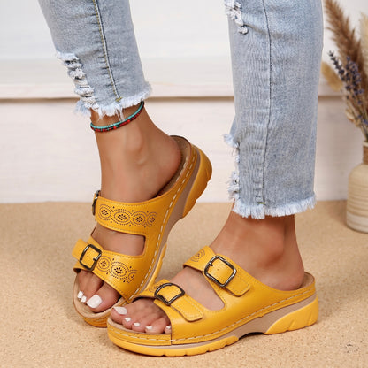 Sandalias ortopédicas Lucía para espolones calcáneos, pies anchos y artrosis