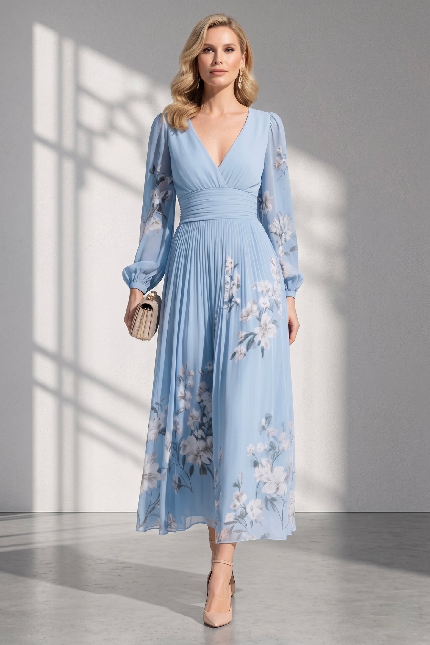 Paula | Vestido midi floral