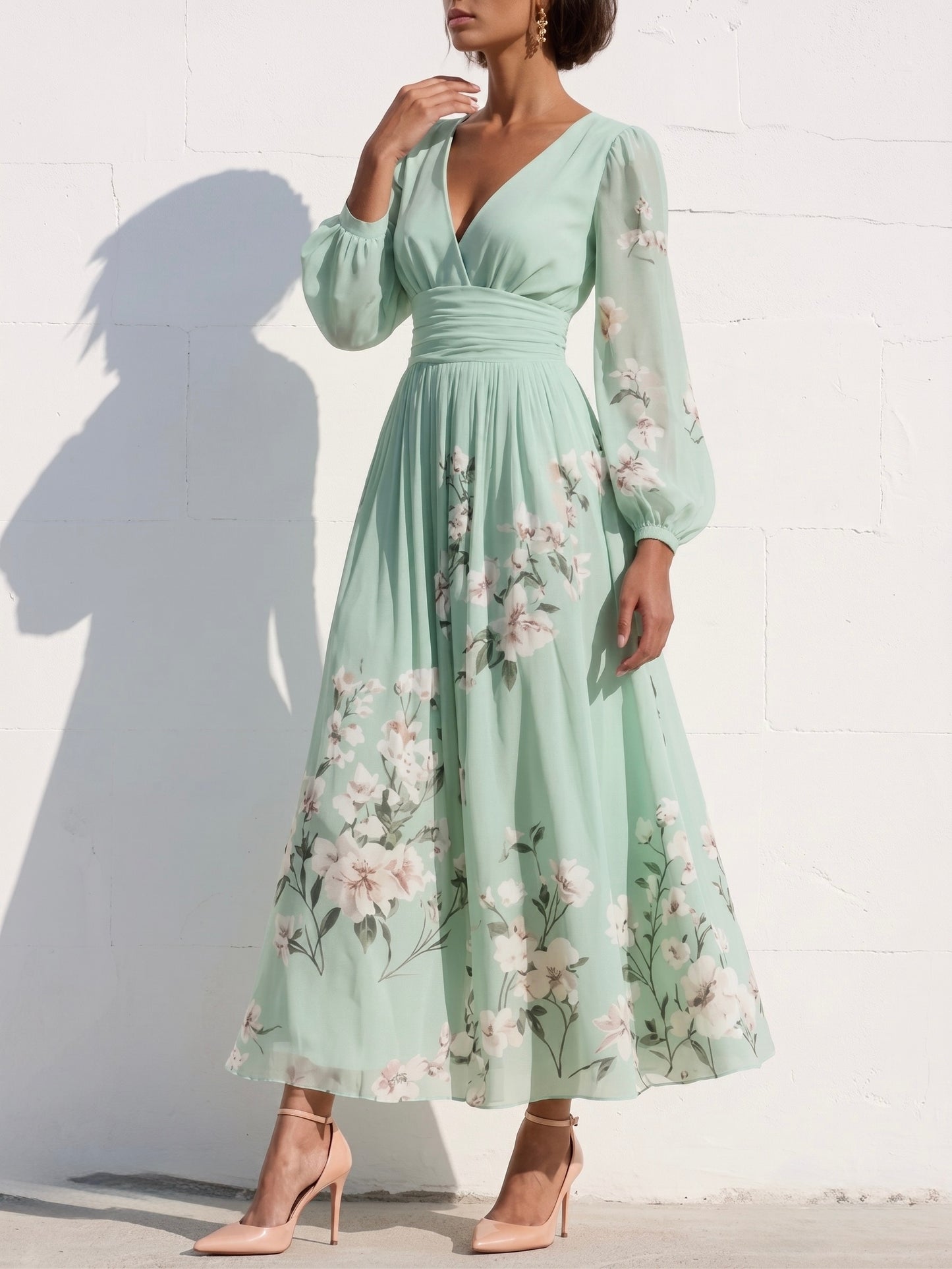 Paula | Vestido midi floral