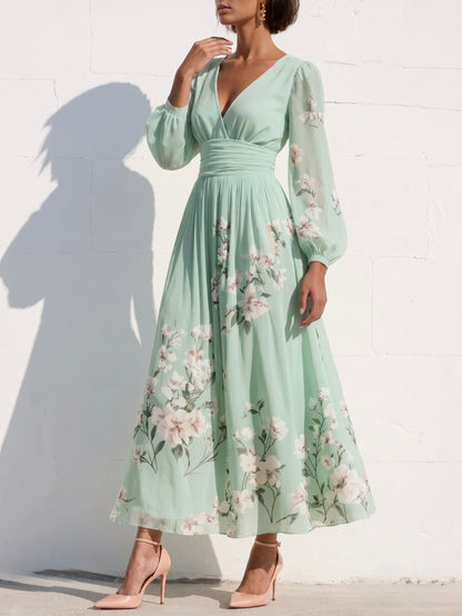 Paula | Vestido midi floral