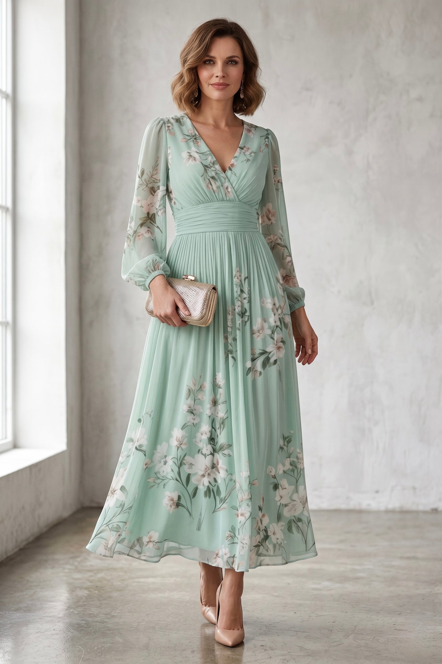 Paula | Vestido midi floral