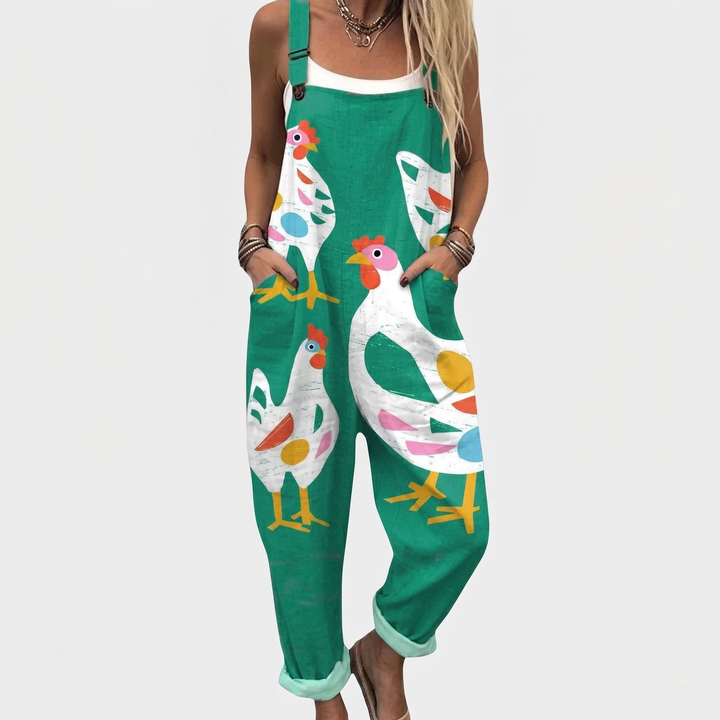Peto estampado cómodo
