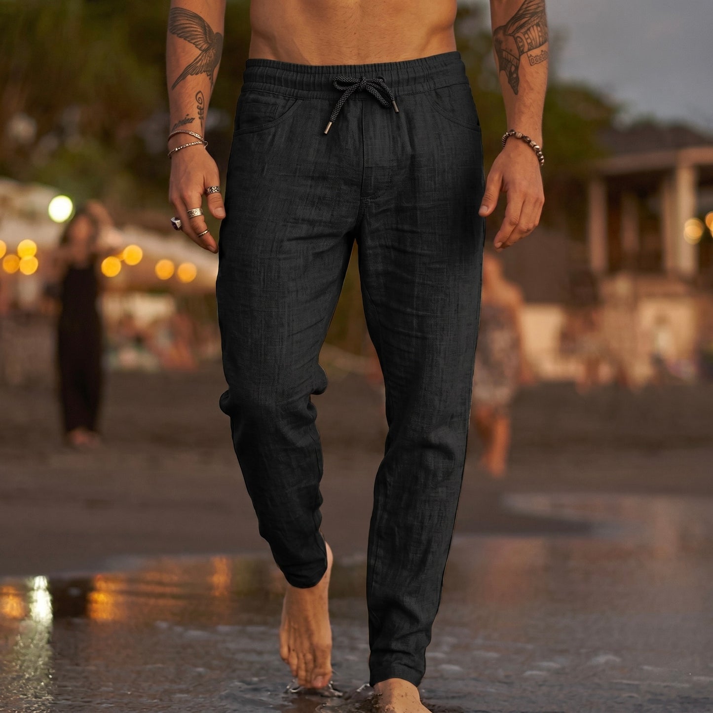 Mateo | Pantalones de playa de lino