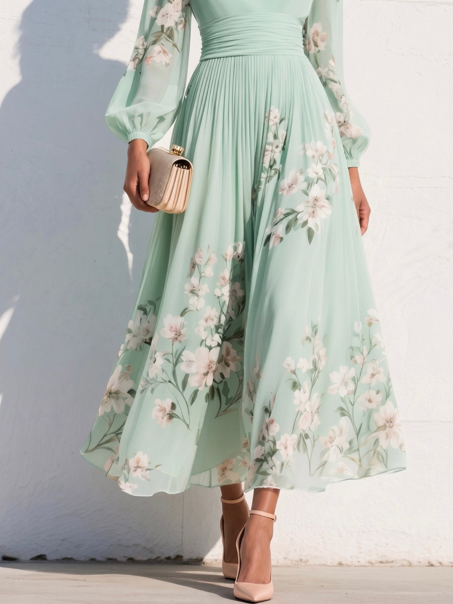 Paula | Vestido midi floral