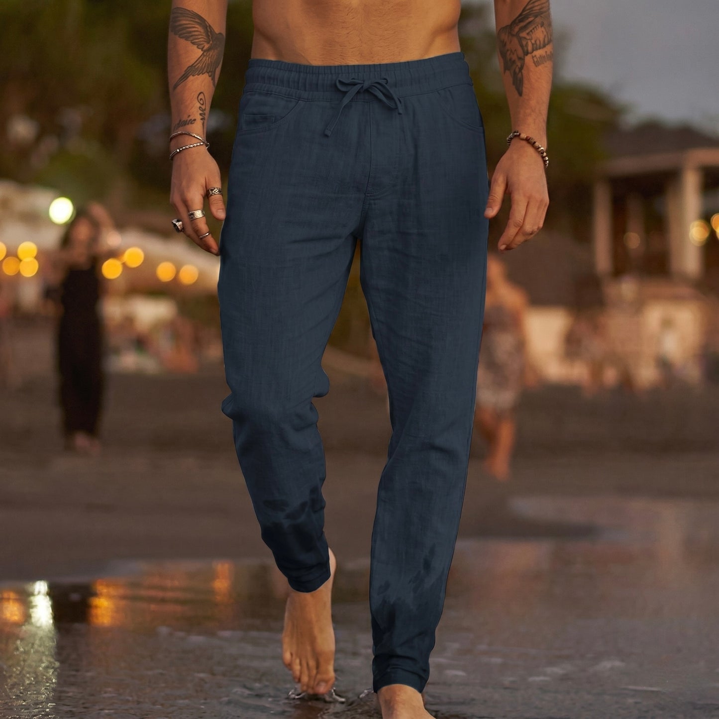 Mateo | Pantalones de playa de lino