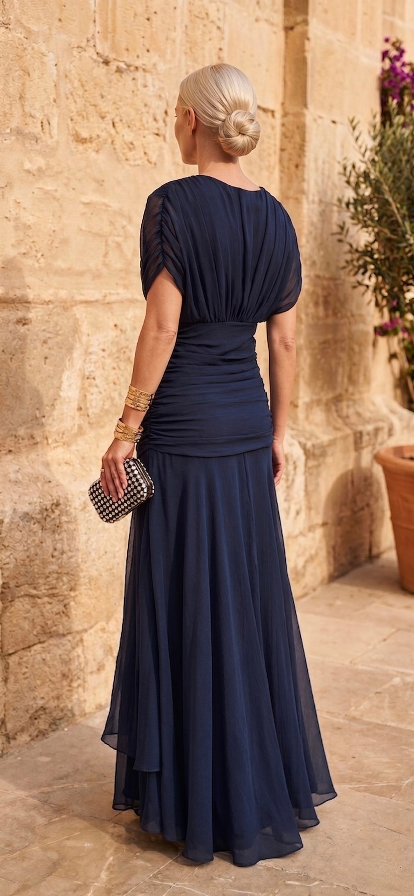 Blanca | Elegante vestido azul