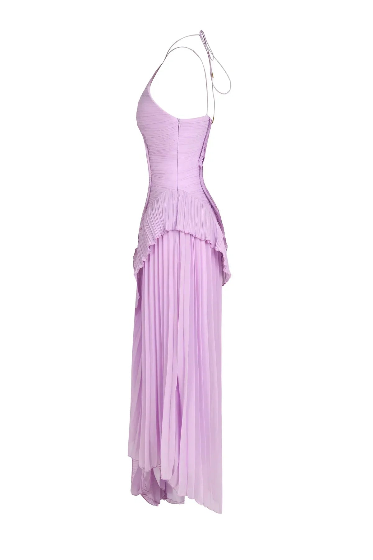 Melisa | Vestido de volantes color lavanda de edición limitada