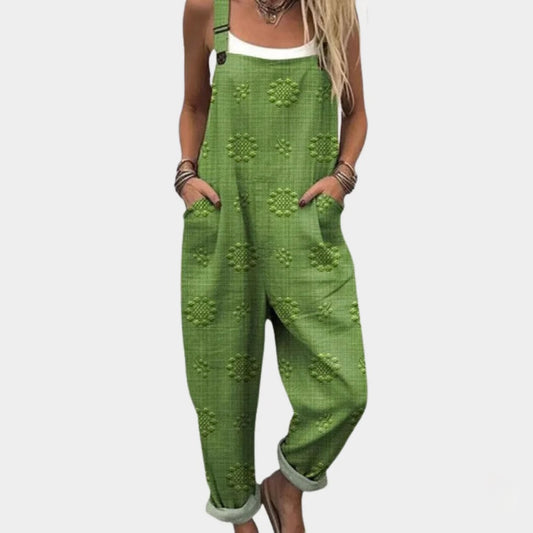 Bekväm byxoverall med mönster
