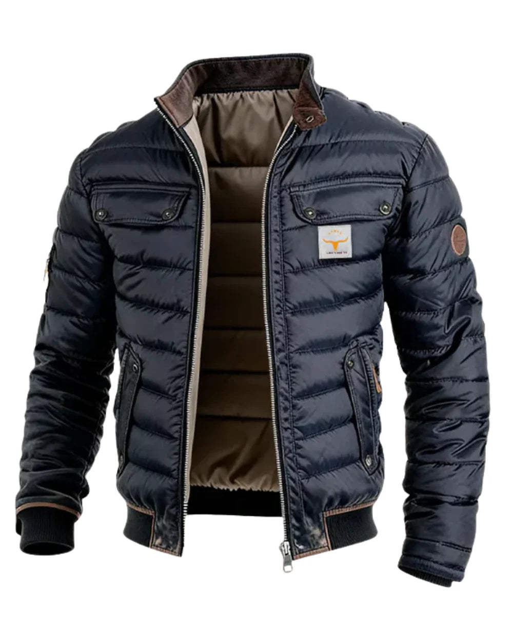 Elegant urban vadderad jacka