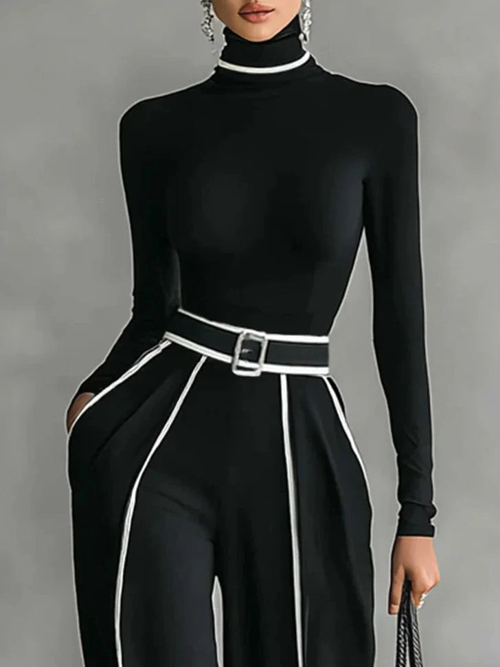 Vera™ | Elegant set med kontrasterande detaljer