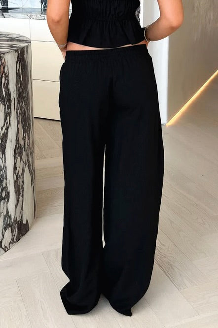 Pantalones Holland - Negros