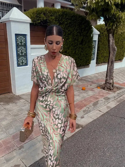 Clara | Vestido midi color cobre