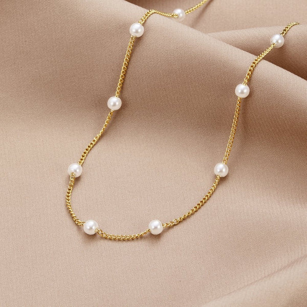 Collar Nura Pearl de oro de 18 quilates