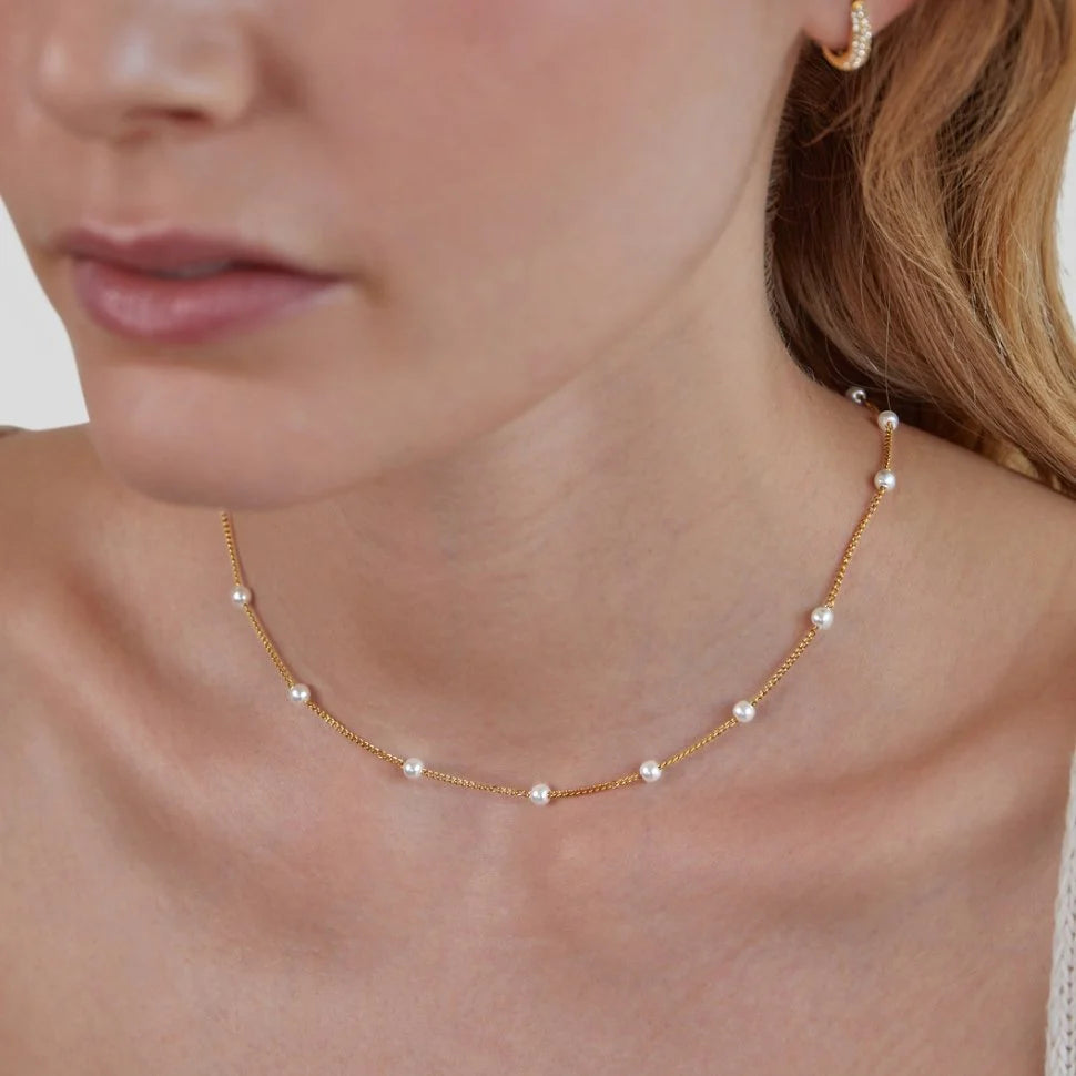 Collar Nura Pearl de oro de 18 quilates
