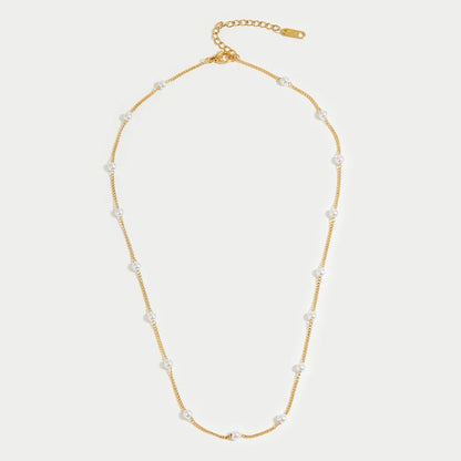 Collar Nura Pearl de oro de 18 quilates